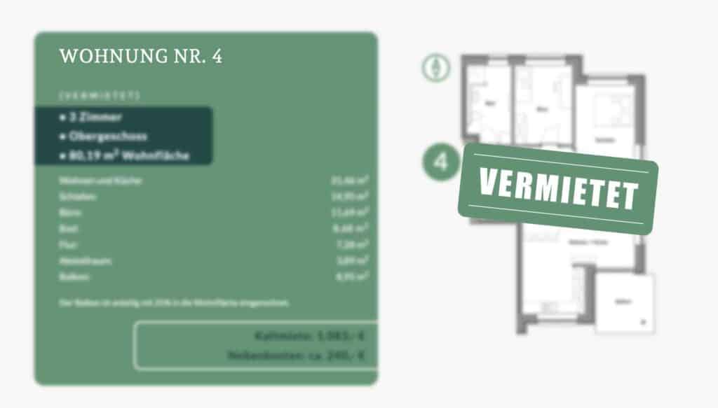 Wohnungen unscharf 4 Die Wohnungen
