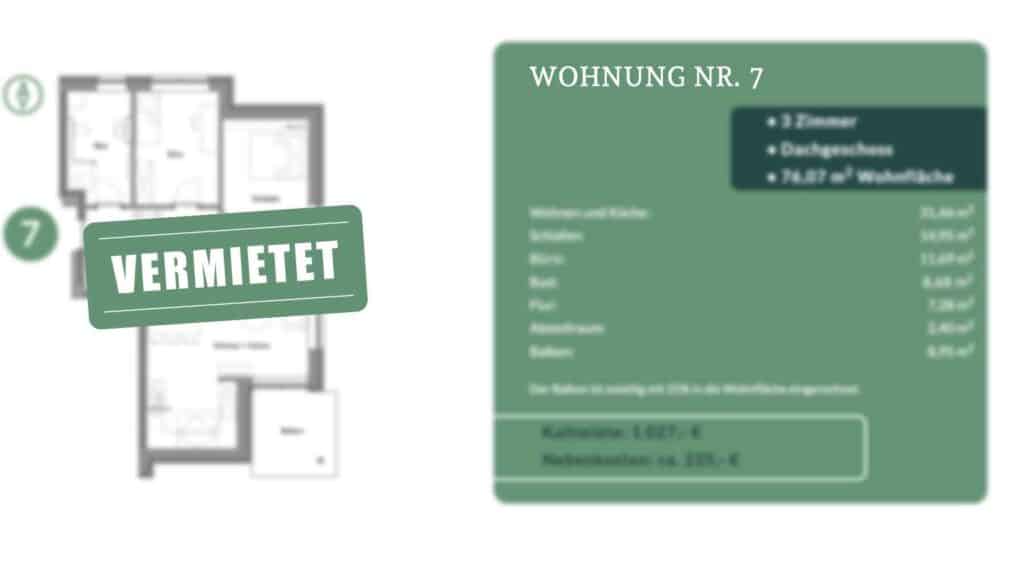 Wohnungen unscharf 7 Die Wohnungen
